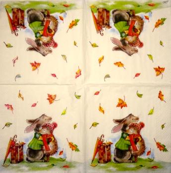 045 Tiere Herbst - 3-lagig - Atelier